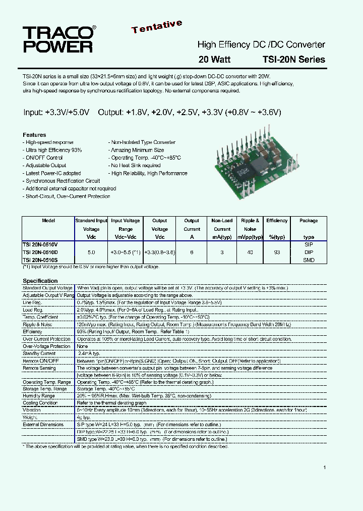 TSI20N-0510V_1329437.PDF Datasheet