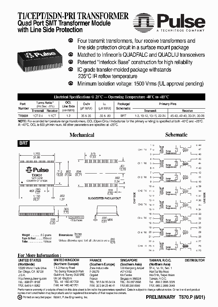 TX9031_1111512.PDF Datasheet