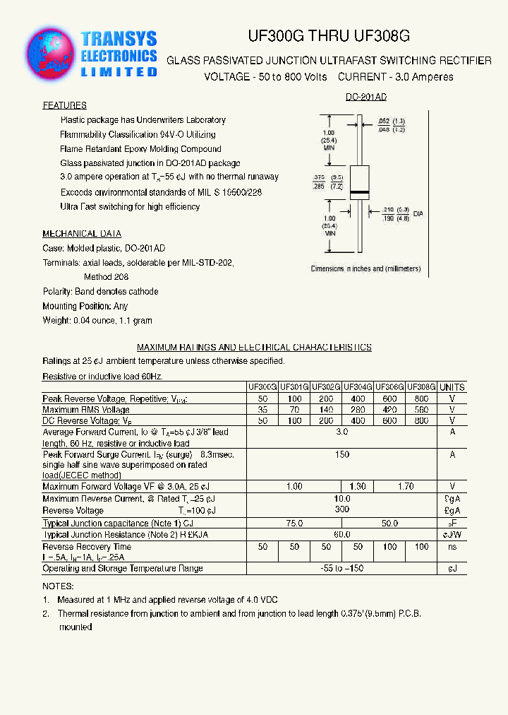 UF308G_1330999.PDF Datasheet