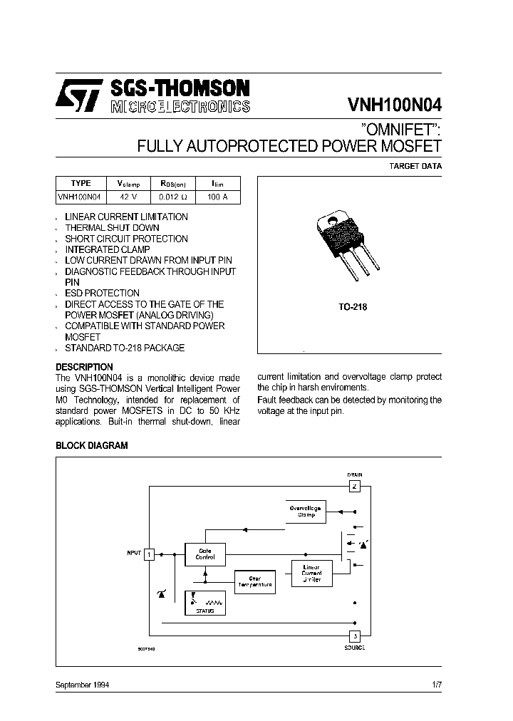 VNH100N04_1334717.PDF Datasheet