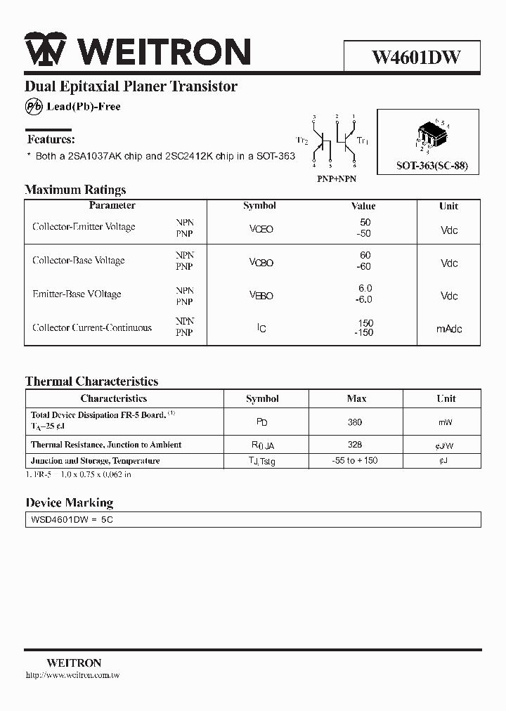 W4601DW_1335598.PDF Datasheet