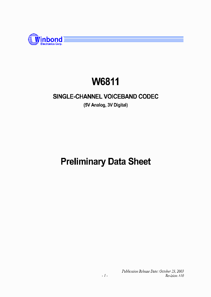 W6811IW_1335658.PDF Datasheet