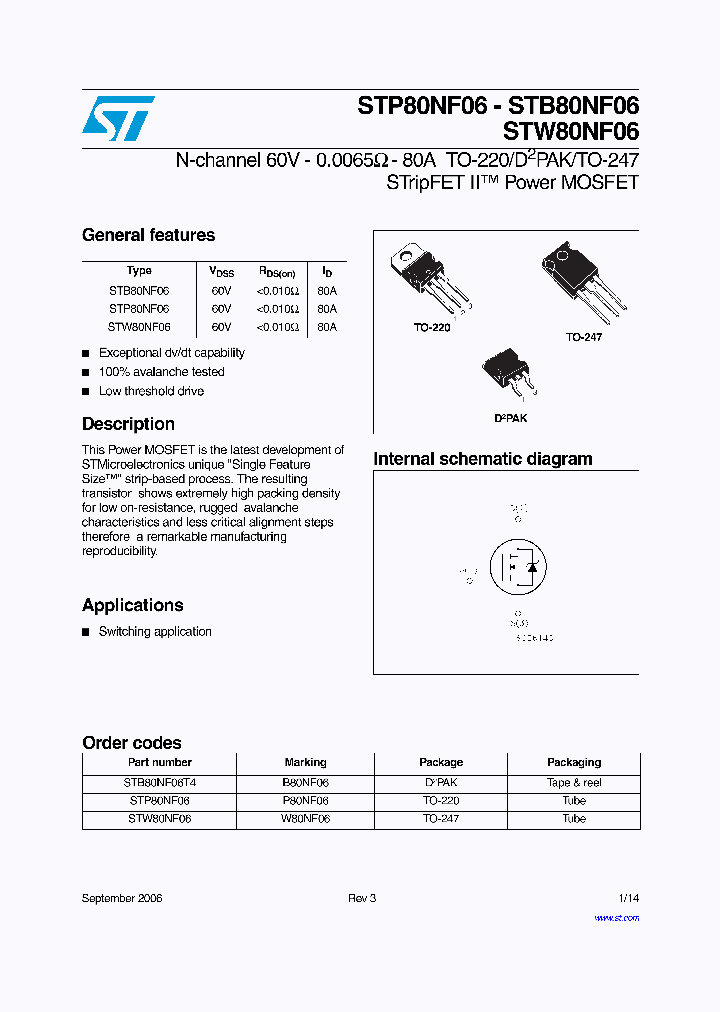 W80NF06_1335736.PDF Datasheet