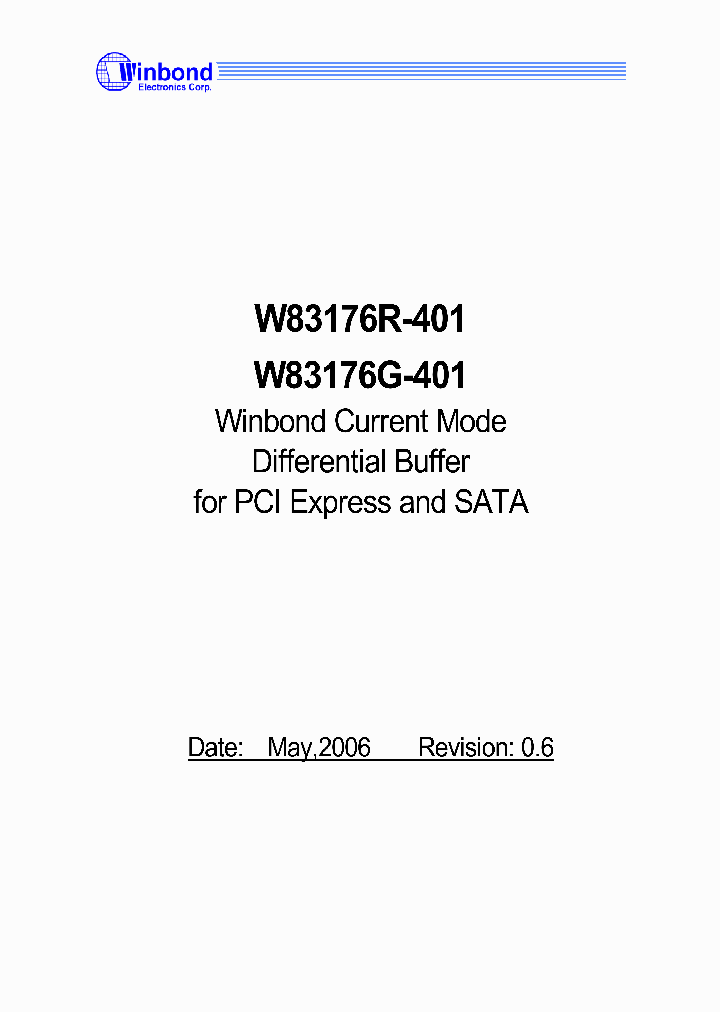 W83176R-401_1128988.PDF Datasheet