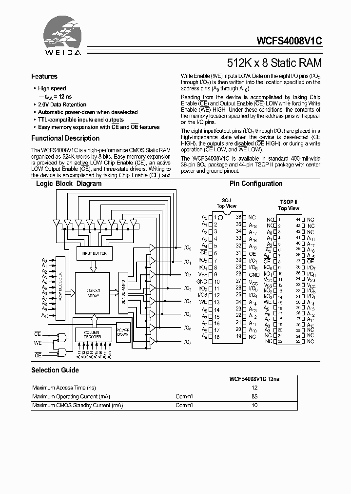 WCFS4008V1C-TC12_1335918.PDF Datasheet