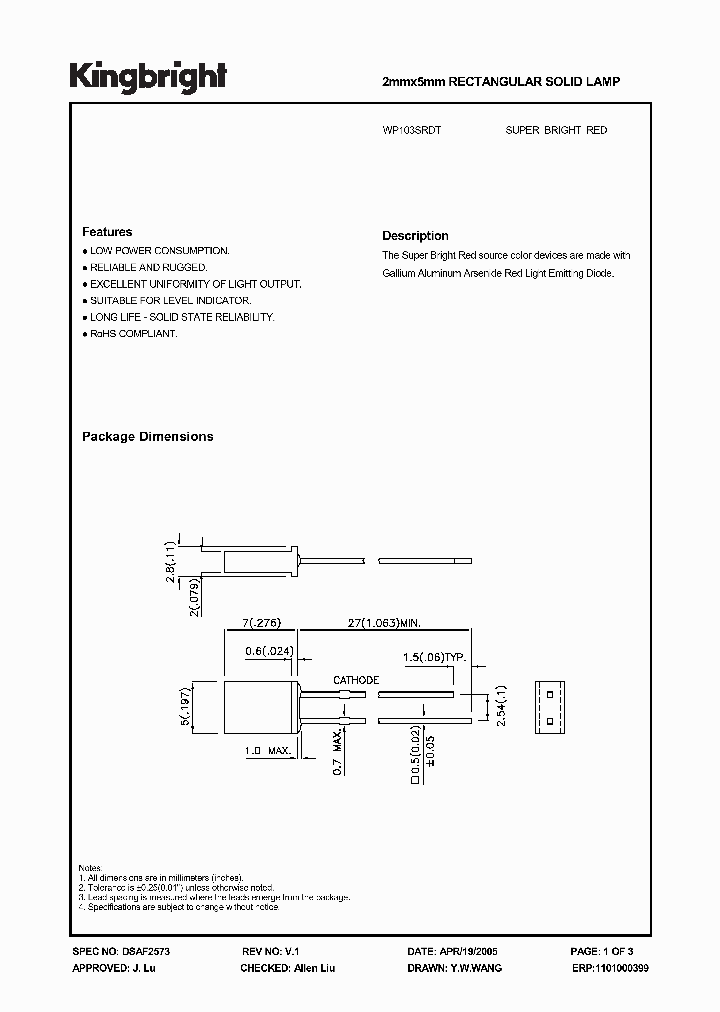 WP103SRDT_1336398.PDF Datasheet