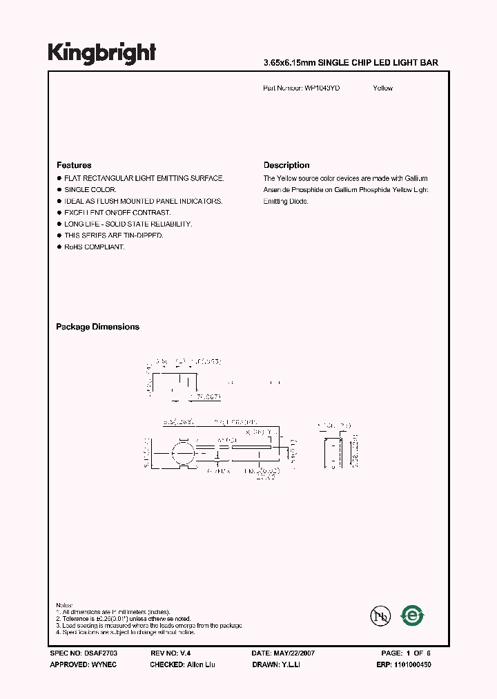 WP1043YD_1336404.PDF Datasheet