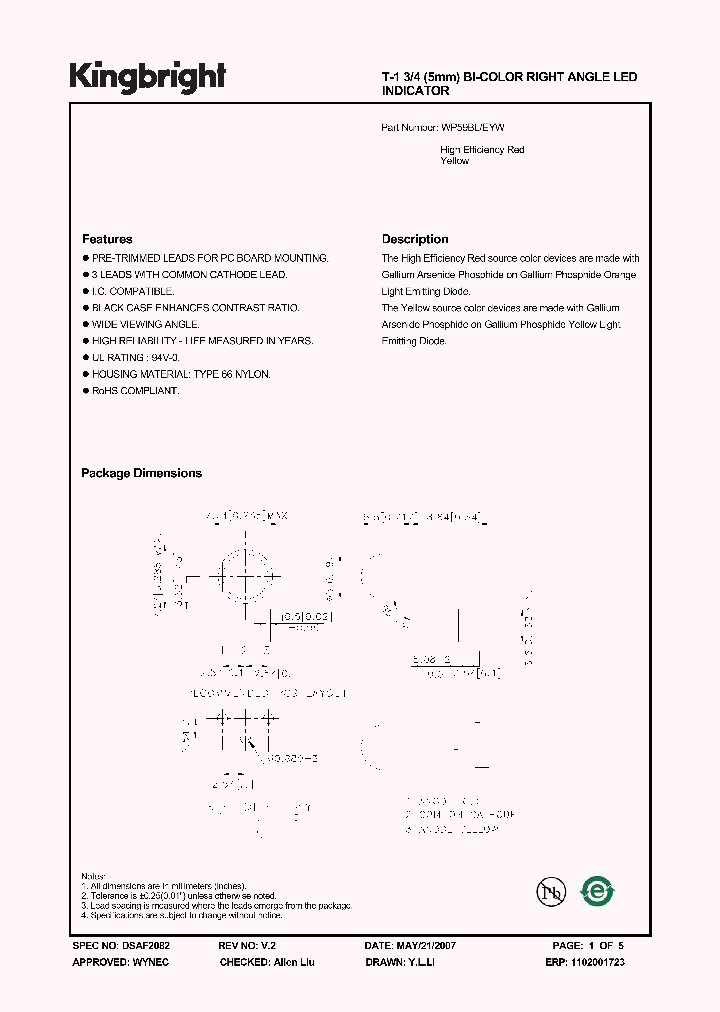 WP59BLEYW_1336594.PDF Datasheet