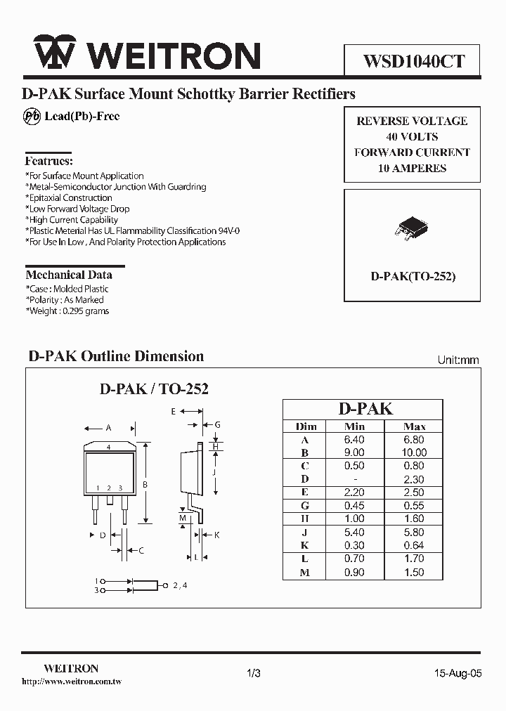 WSD1040CT_1150222.PDF Datasheet