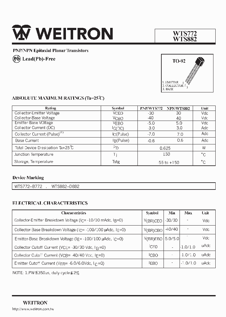 WTS882_1336984.PDF Datasheet