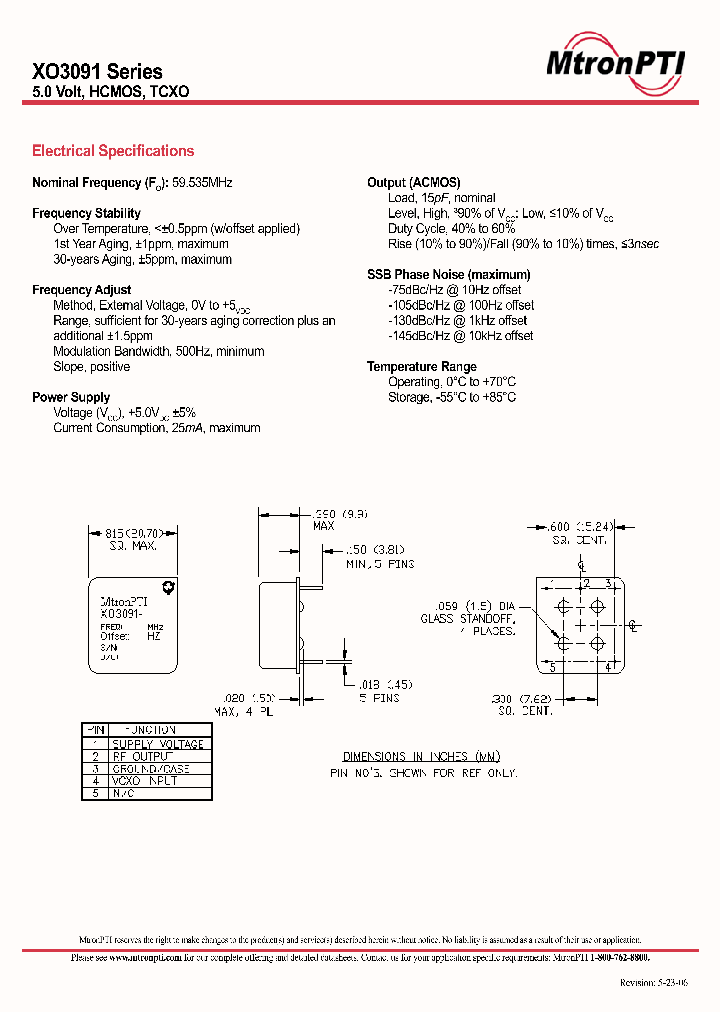 XO3091_1337958.PDF Datasheet