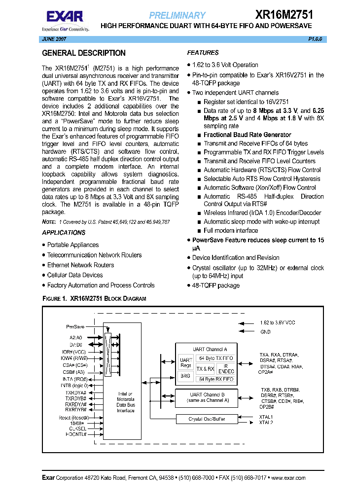 XR16M2751IM48_1338188.PDF Datasheet