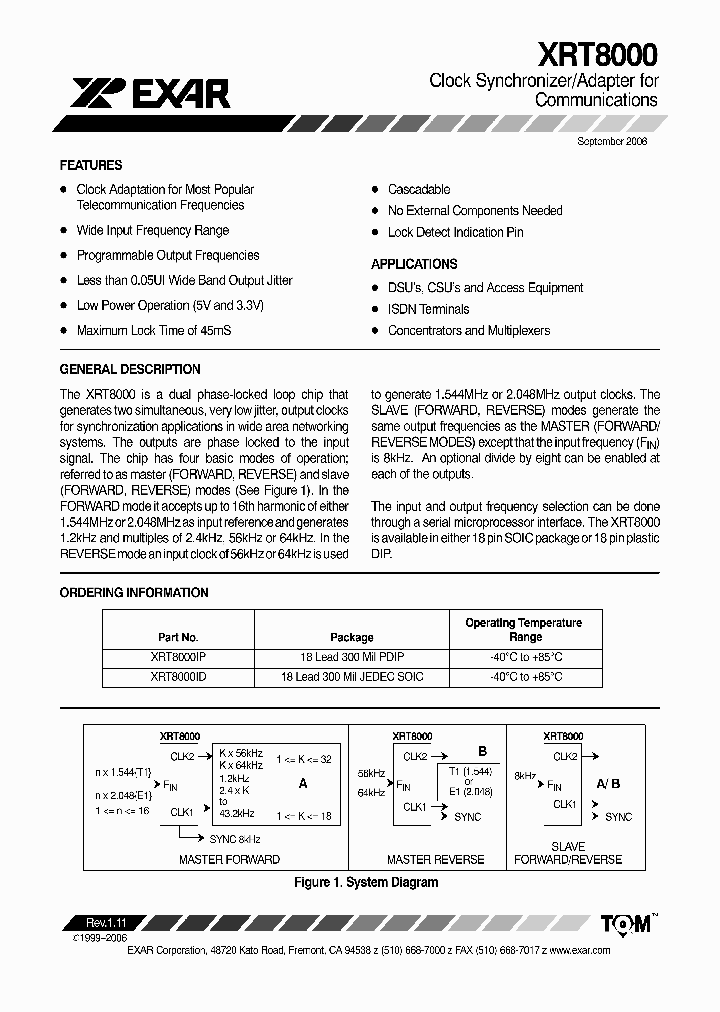 XRT800006_1338396.PDF Datasheet