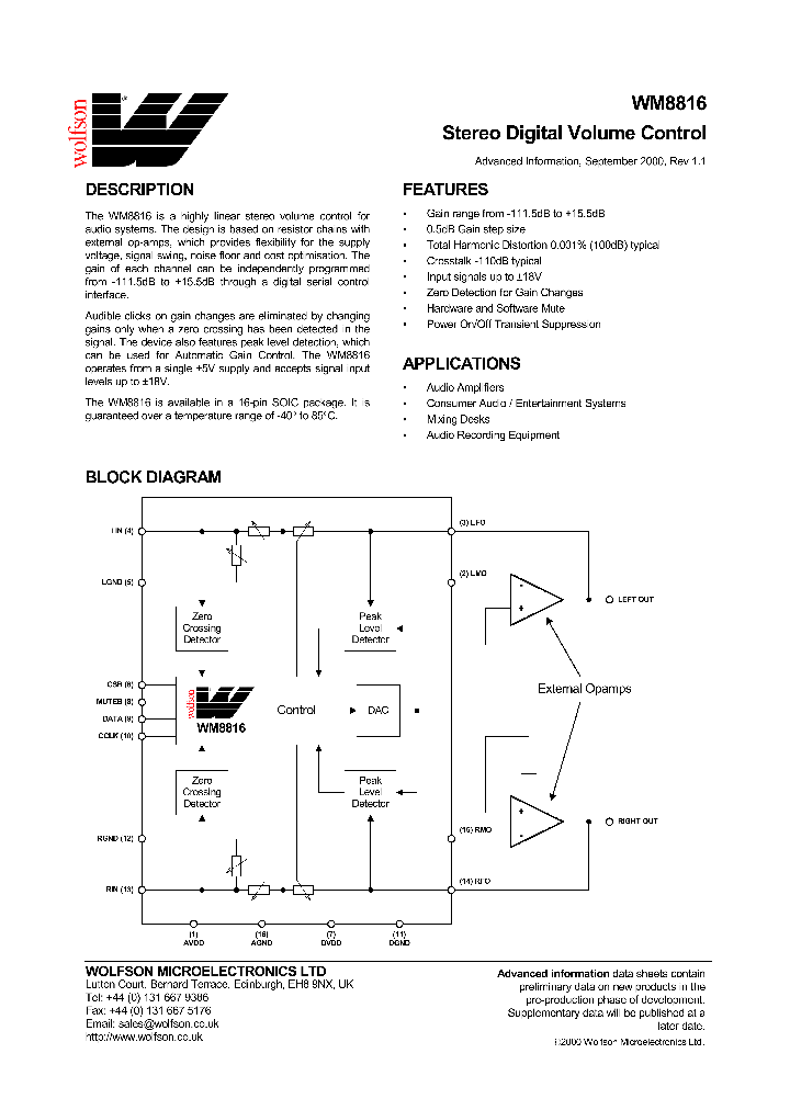 XWM8816EDW_1338538.PDF Datasheet