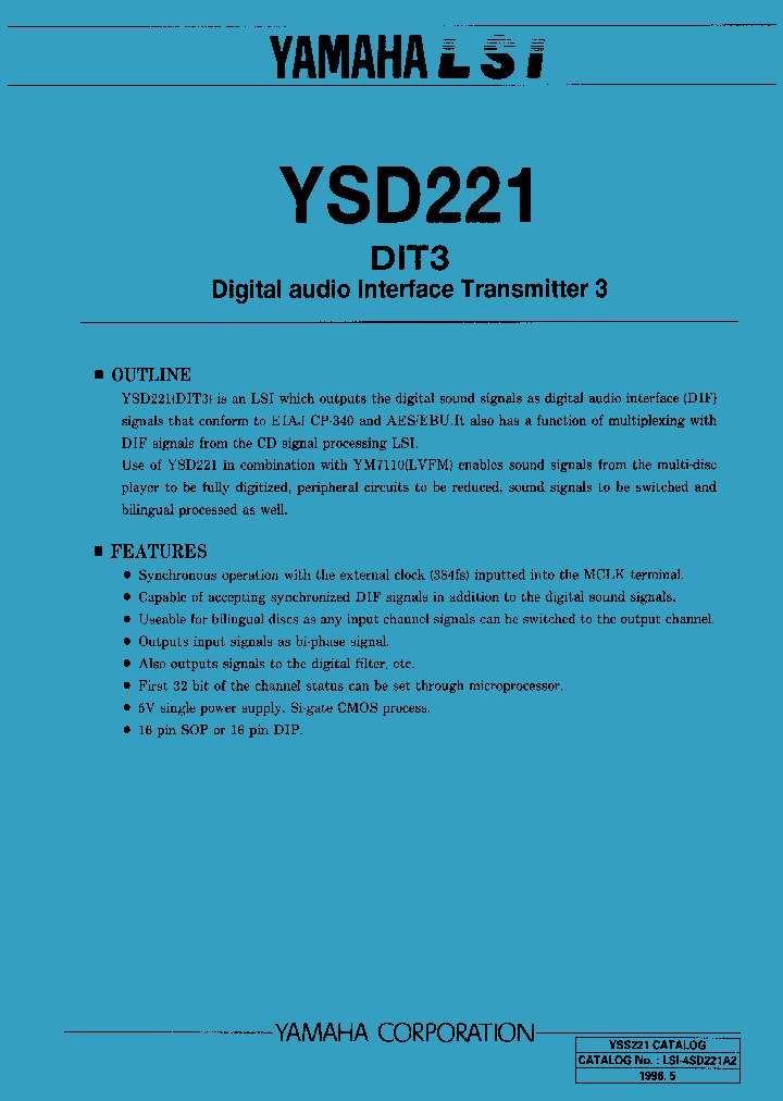 YSD221_1065149.PDF Datasheet