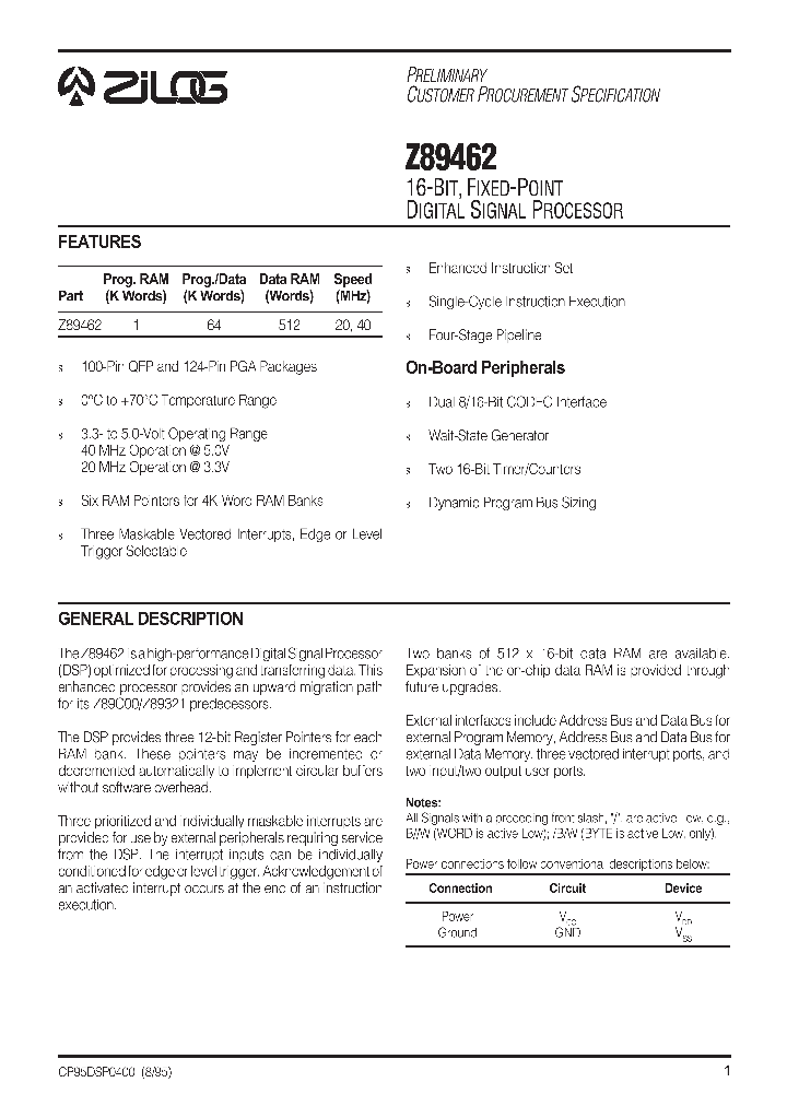 Z89462_1338938.PDF Datasheet