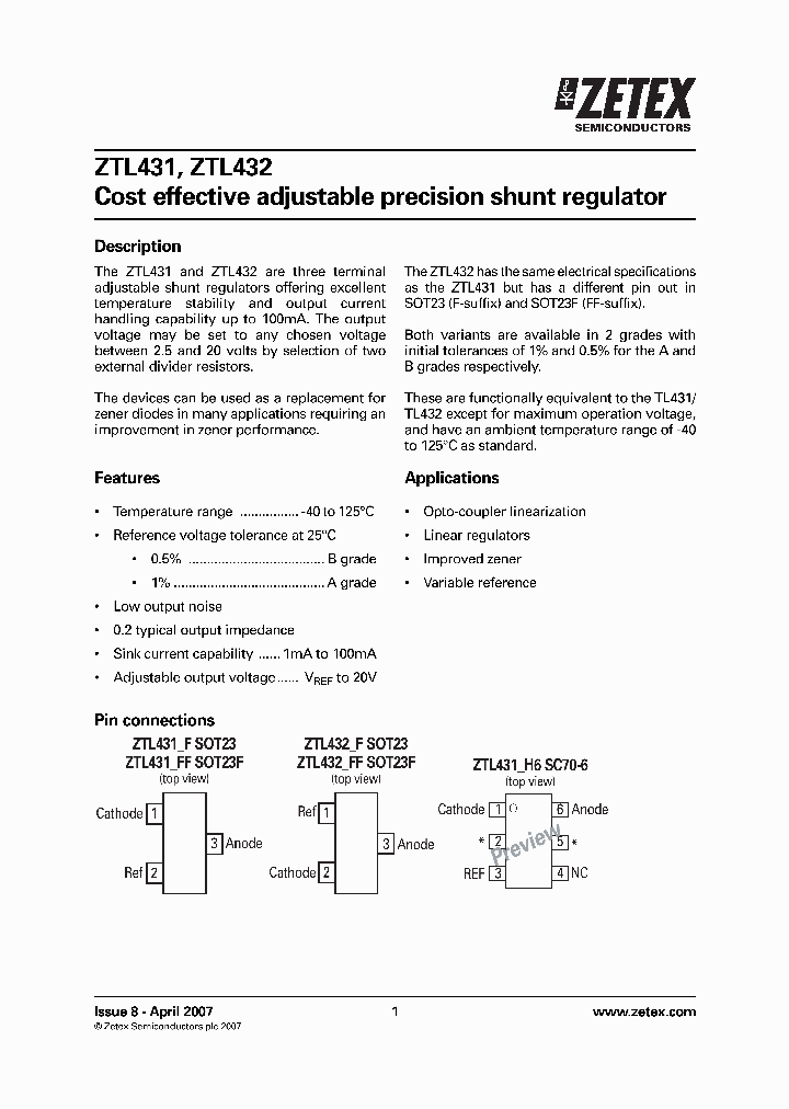 ZTL432BFTA_1339510.PDF Datasheet