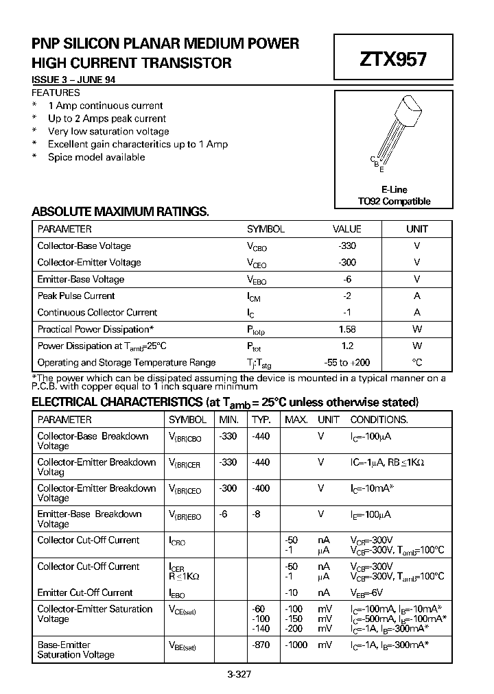 ZTX957_1339595.PDF Datasheet