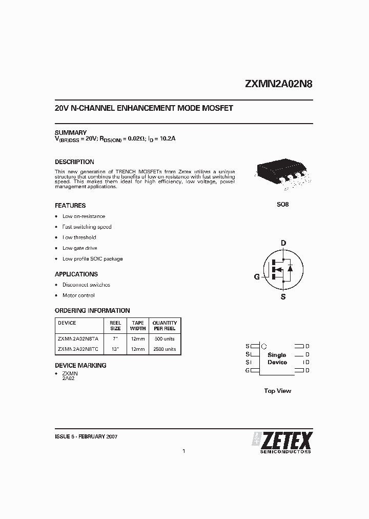 ZXMN2A02N807_1339849.PDF Datasheet