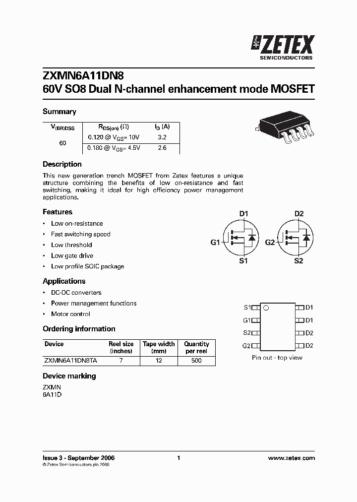 ZXMN6A11DN806_1339892.PDF Datasheet