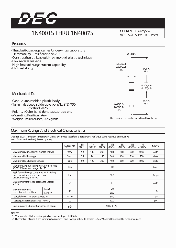 1N4007S_4145601.PDF Datasheet