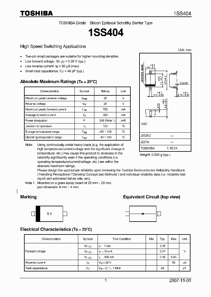 1SS40407_4126171.PDF Datasheet