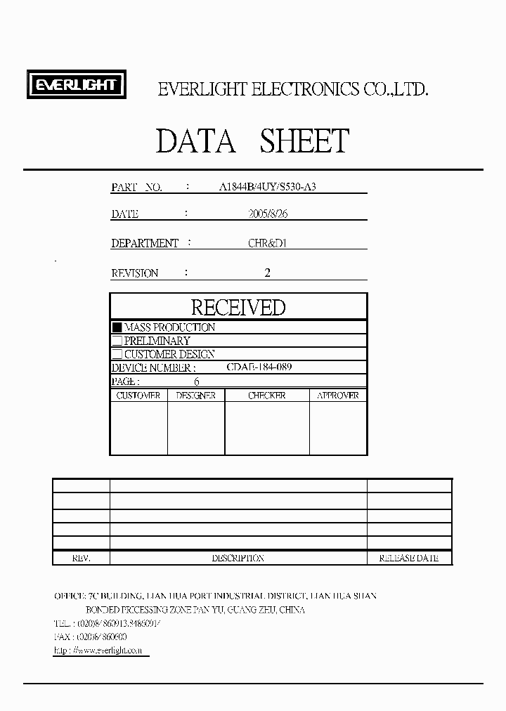 264-10UYDS530-A3F182-17_4162671.PDF Datasheet