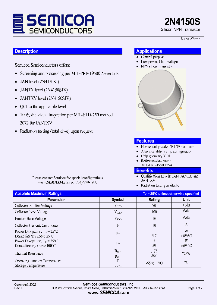 2N4150S02_4122911.PDF Datasheet