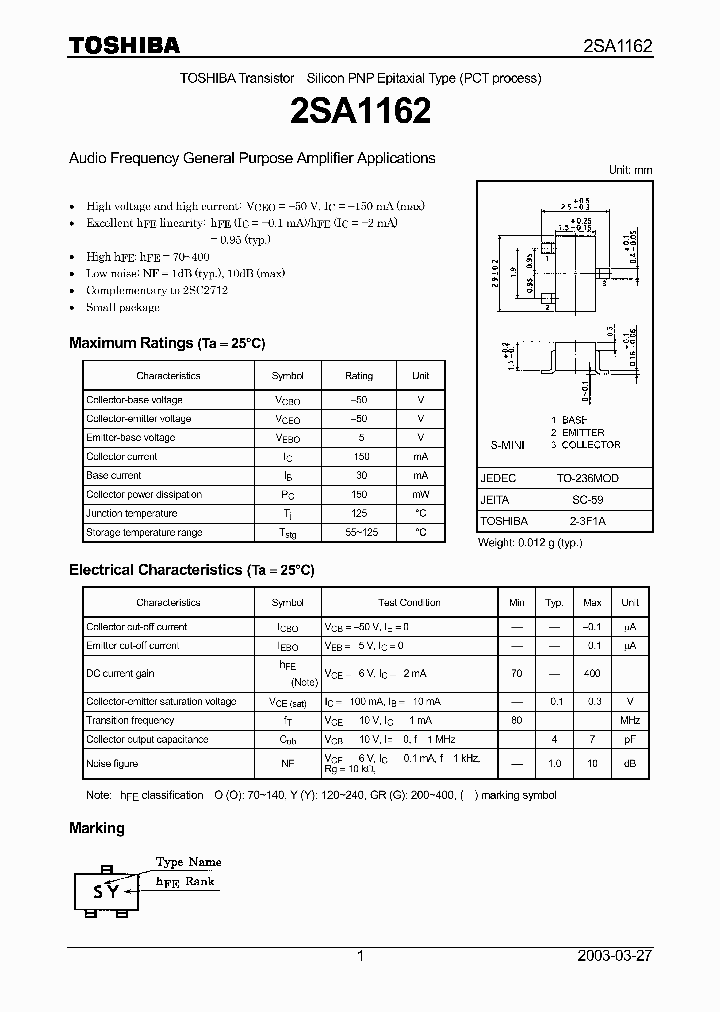 2SA116203_4158971.PDF Datasheet