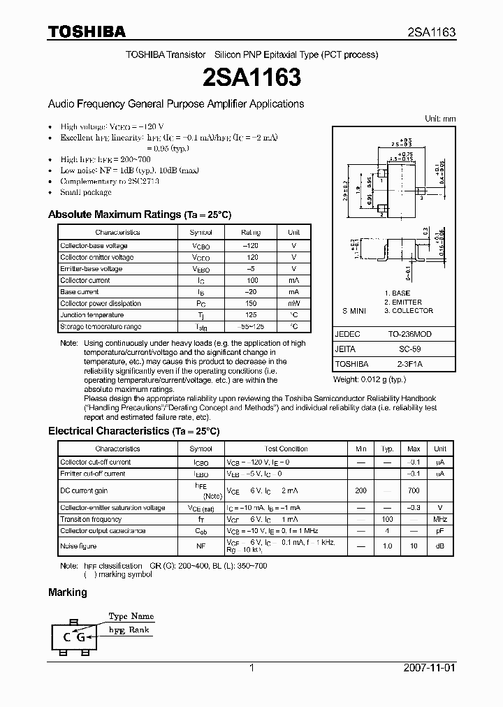 2SA116307_4112223.PDF Datasheet