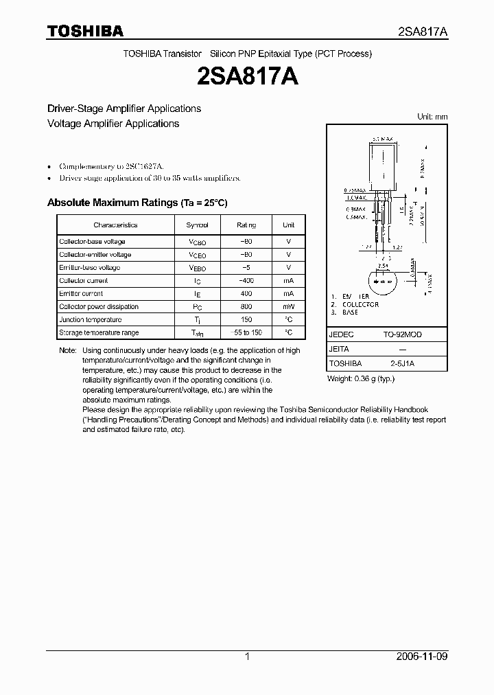 2SA817A07_4124864.PDF Datasheet