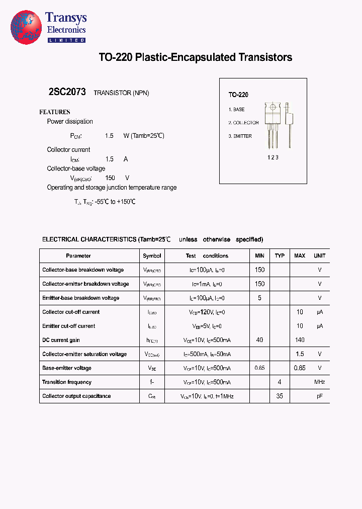 2SC2073_4103724.PDF Datasheet