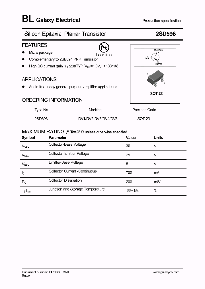 2SD596_4151394.PDF Datasheet