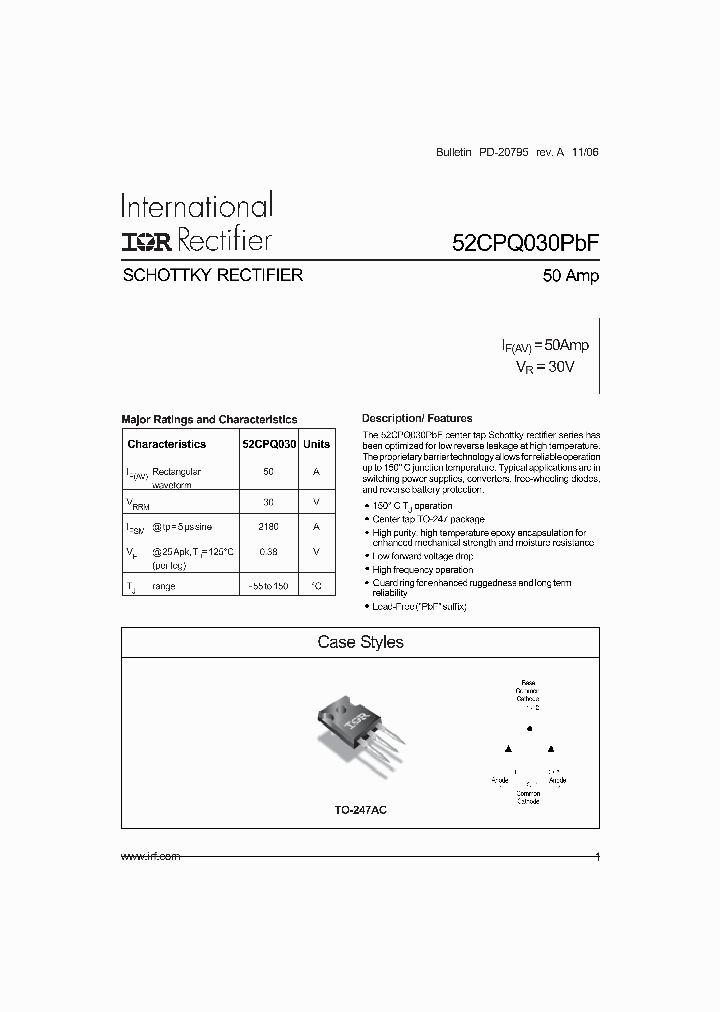 52CPQ030PBF_4149092.PDF Datasheet