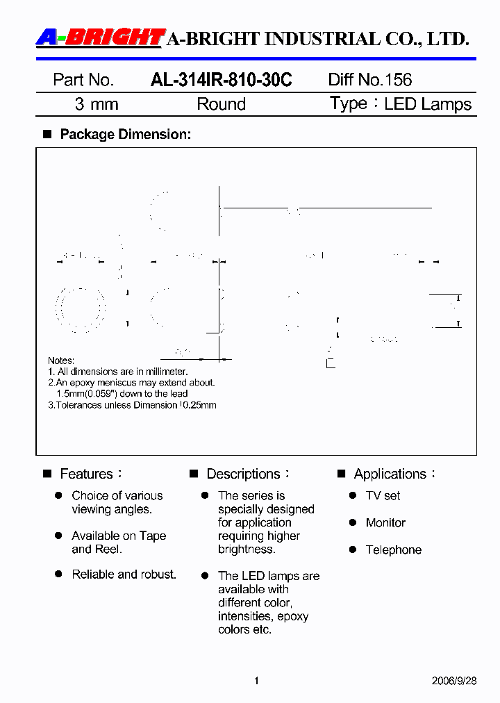 AL-314IR-810-30C_4144369.PDF Datasheet