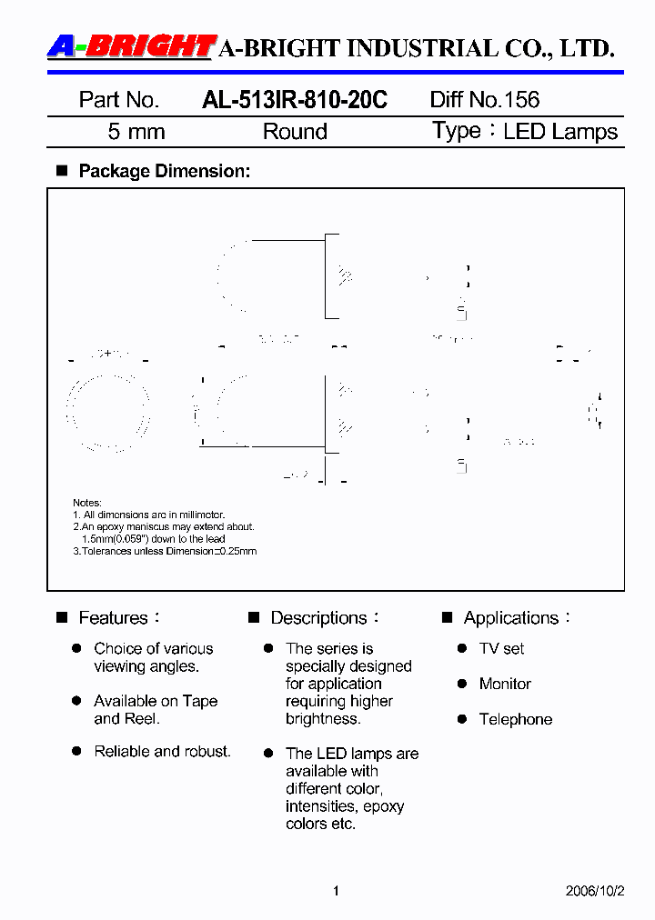 AL-513IR-810-20C_4144131.PDF Datasheet