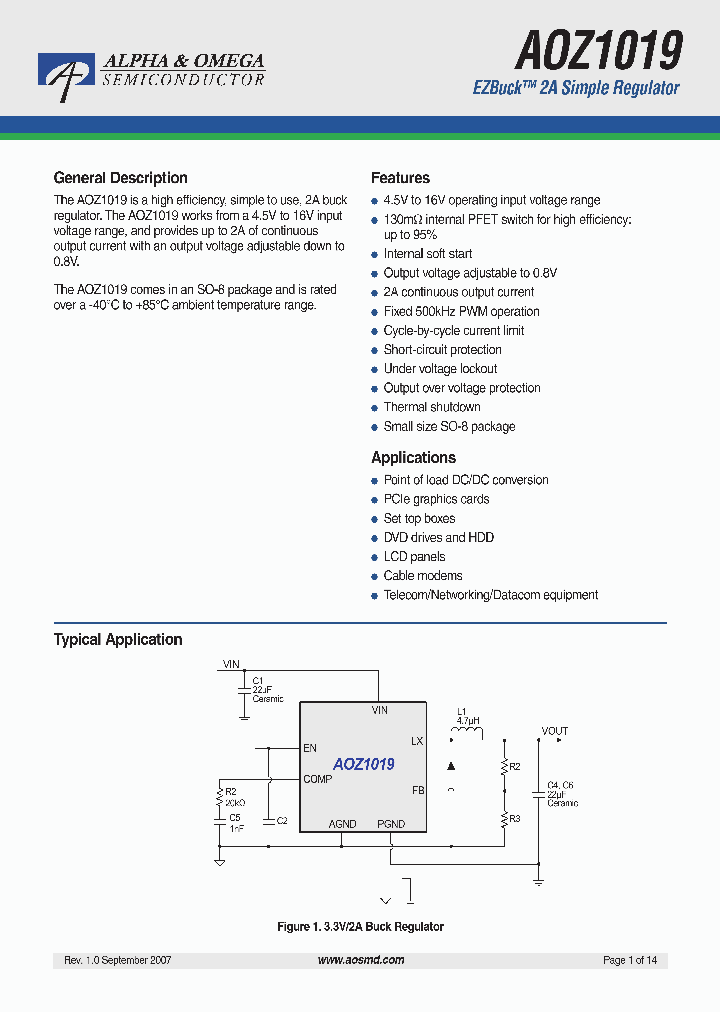 AOZ1019_4159243.PDF Datasheet