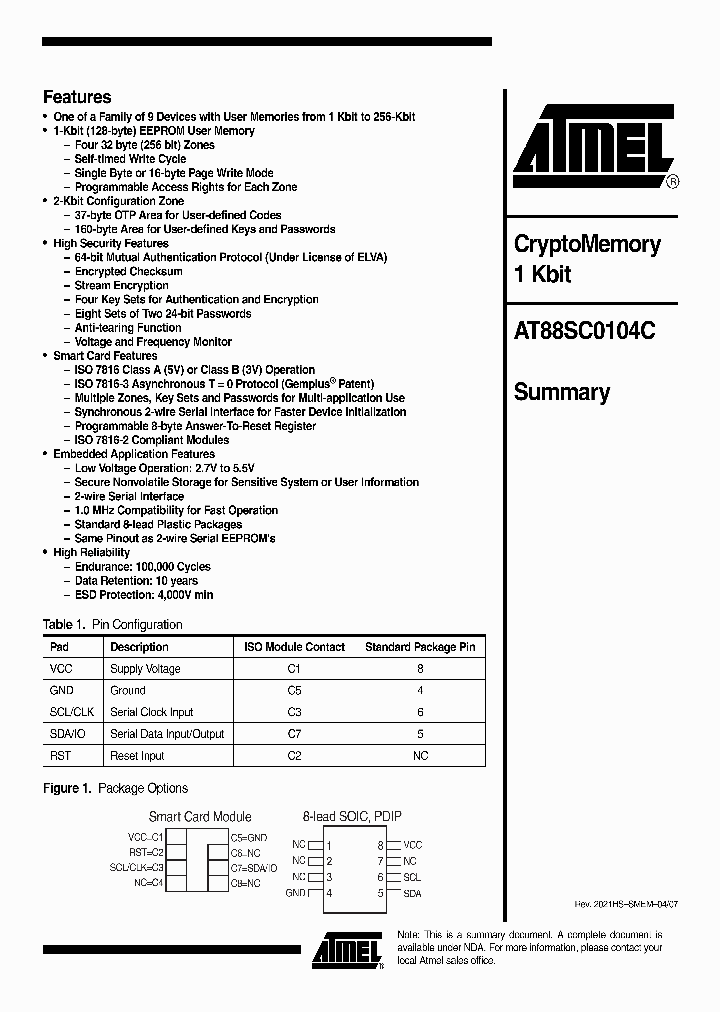 AT88SC0104C07_4130504.PDF Datasheet