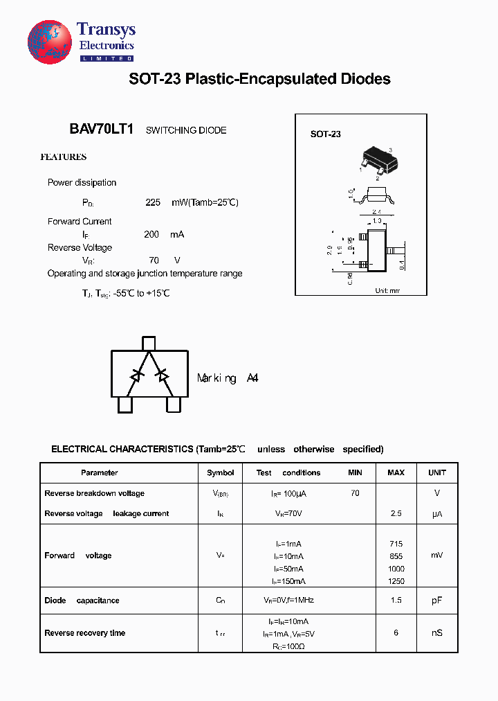 BAV70LT1_4108838.PDF Datasheet