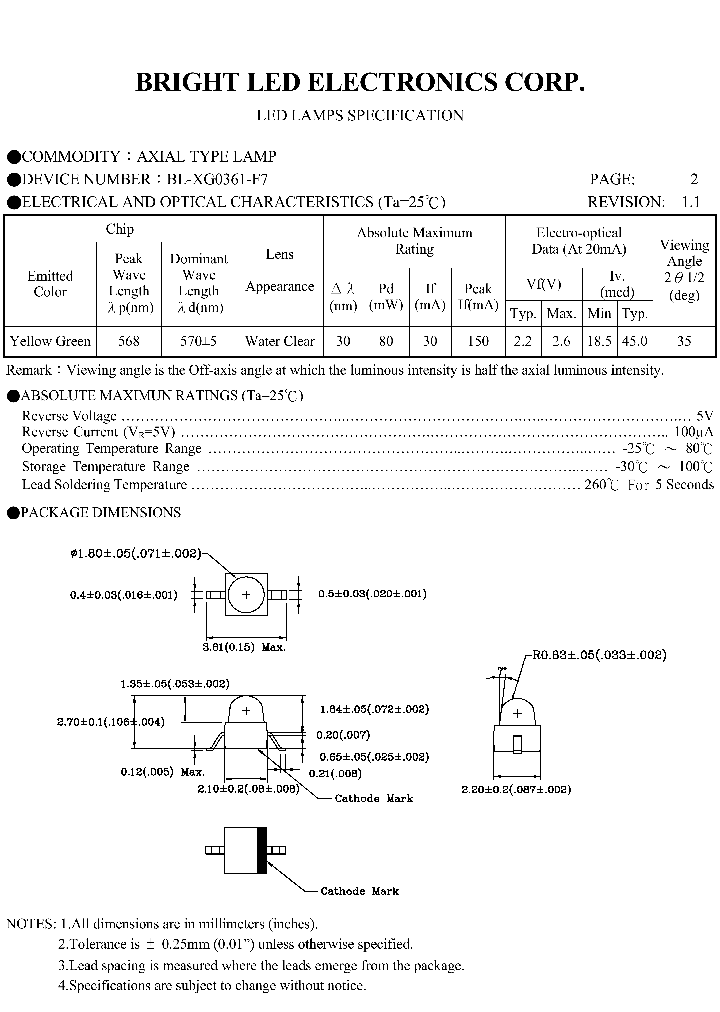 BL-XG0361-TR7_4137204.PDF Datasheet