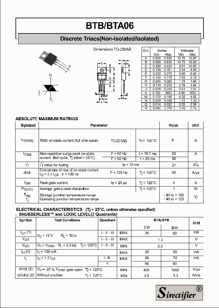 BTA06_4158525.PDF Datasheet