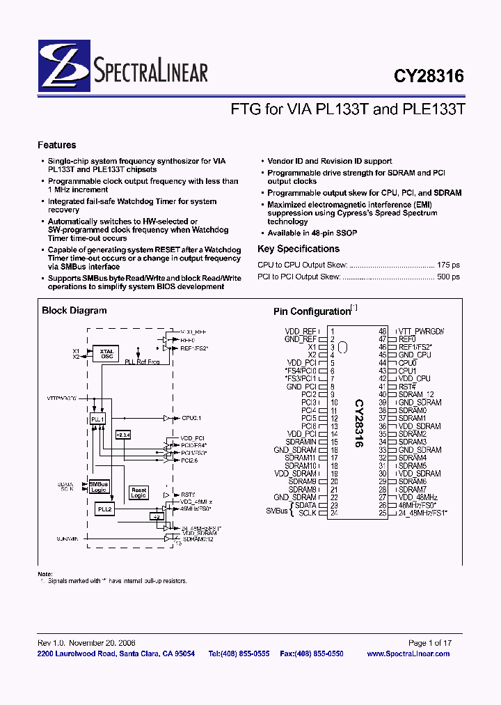 CY28316PVC_4139936.PDF Datasheet