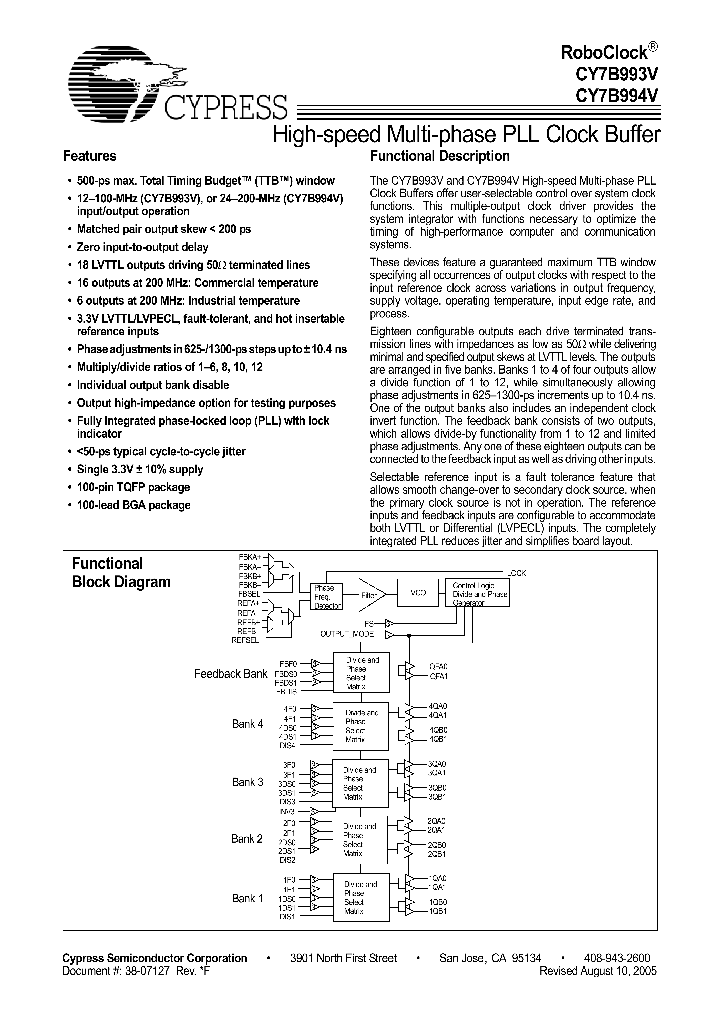 CY7B993V-2AXC_4164692.PDF Datasheet