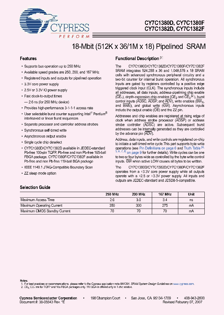 CY7C1382F-167BGC_4148170.PDF Datasheet