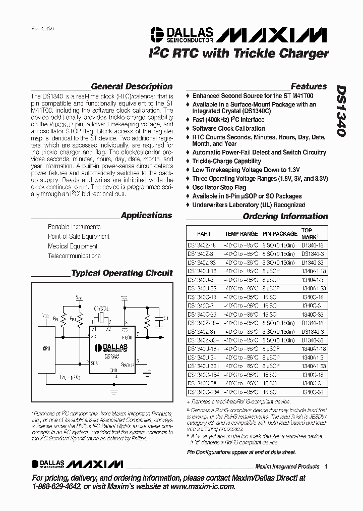 DS1340-3_4157908.PDF Datasheet