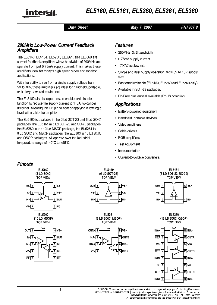 EL516007_4138816.PDF Datasheet