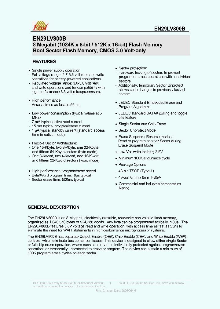 EN29LV800BB-70TC_4107315.PDF Datasheet