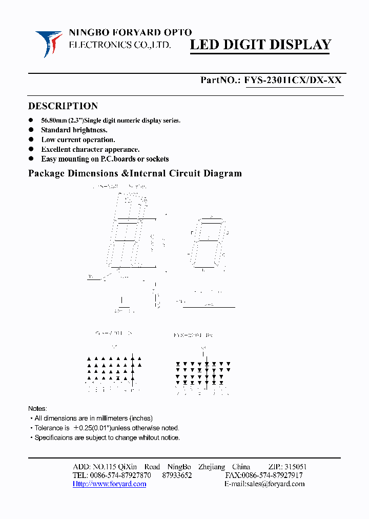 FYS-23011DX_4141211.PDF Datasheet