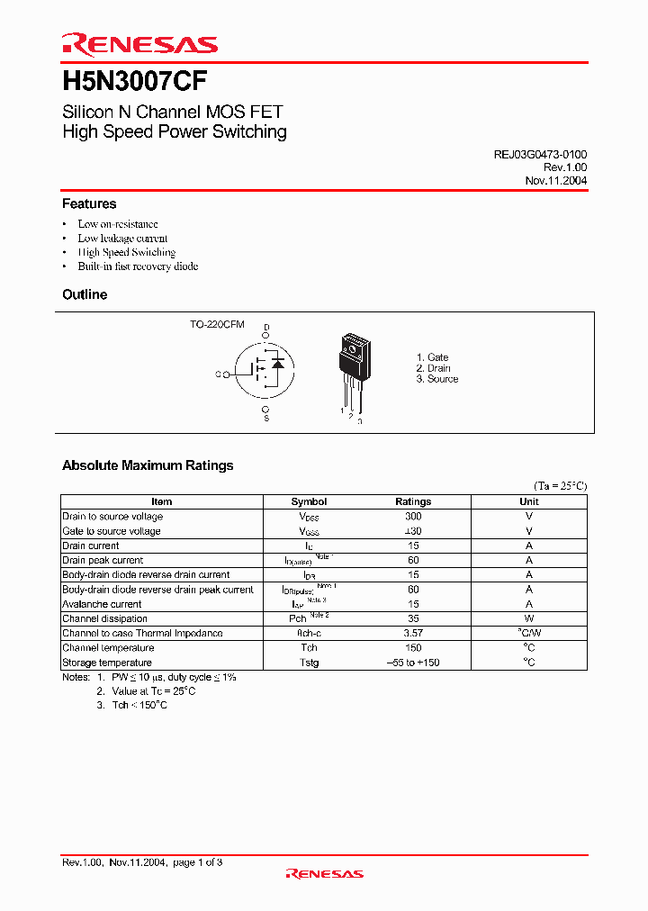 H5N3007CF_4126002.PDF Datasheet