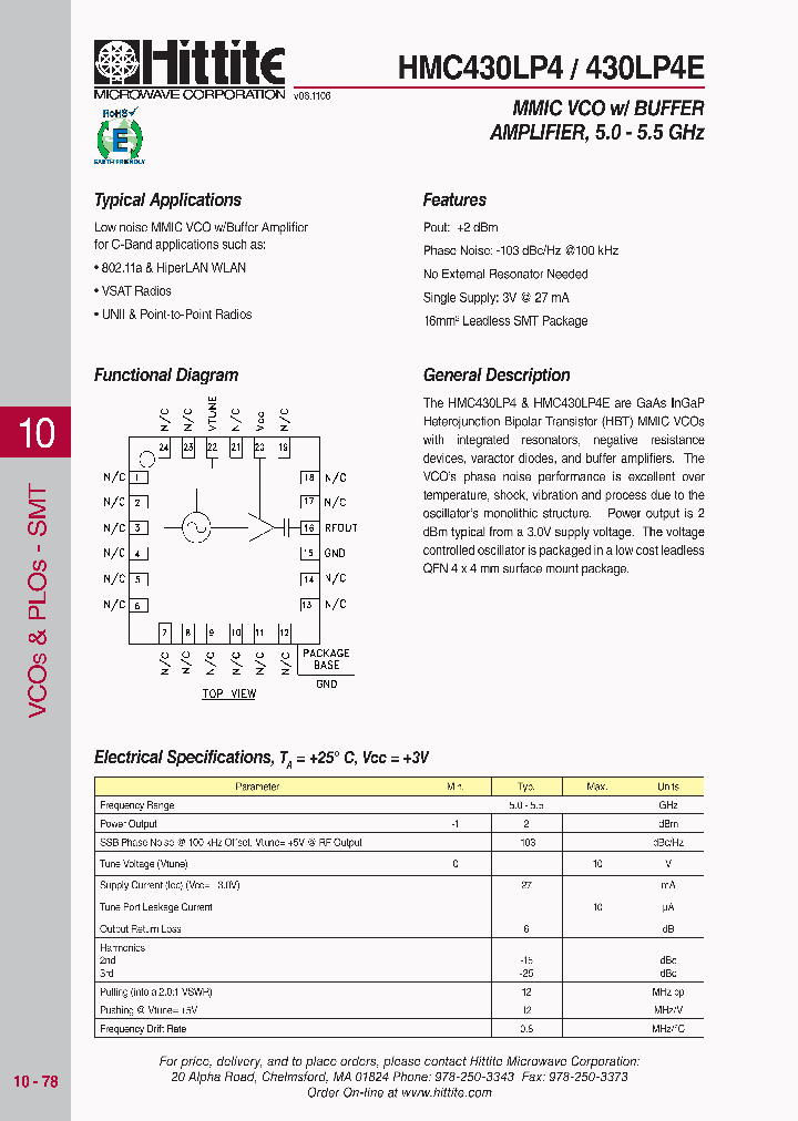 HMC430LP406_4138377.PDF Datasheet